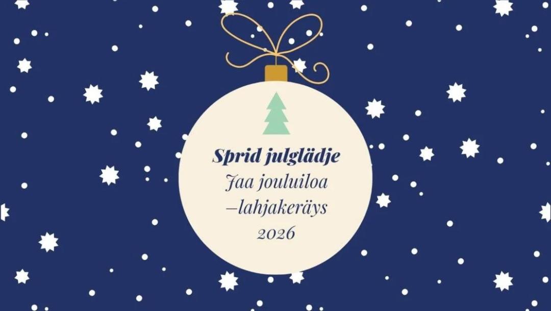 Jaa jouluiloa -​keräys palaa Kemiönsaareen